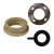 伊莱科（ELECALL）管材管件 110法兰套+法兰盘+橡胶垫片（PP-P配件）灰色