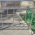 不锈钢铁马护栏施工围栏 市政道路公路隔离栏交通安全排队护栏 款式1(加横管加广告牌丝印)
