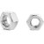 定制适用304不锈钢细牙螺母螺帽外六角螺丝螺母细牙螺丝帽价格是1000个的价格 M4*0.5