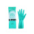 丁晴防护手套工业家务防水厨房食品耐油清洁耐磨防化学耐酸碱 M 绿色 5双nitrile丁晴手套
