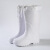 加厚白色EVA泡沫工作鞋加棉雨靴水产棉雨鞋防水鞋工作雨鞋定制 30cm左右白色(牛筋底-加棉款 36