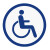 TLXT残疾人机动车标志 汽车贴纸反光贴警示贴前挡后挡贴C5车尾贴 反光