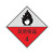 冠峰 BAO-13（自燃物品）反光膜 危险品车辆反光贴警示贴安全告示反光膜贴纸GNG-745