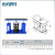 阻尼弹簧减震器冷却塔空调冷水机组水泵风机防震垫变压器隔振平台 HFJ-2-1000