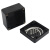 黑色防水接线盒abs塑料仪表外壳室外监控穿线密封PCB电池防水盒 RYD-F2-2带耳 158*90*64