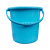 元汗JY-A815加厚塑料水桶5个 蓝色 洗澡泡脚桶带手提清洁洗衣桶大容量储水桶 