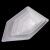 笛柏 塑料称量盘 称量皿 称量舟 方形舟形菱形六角形黑色方形  舟形大号240ml 100个/包 