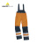 代尔塔 404014 荧光可视工作服防寒裤款橙色+藏青色S码1件装