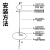 红双喜乒乓球训练器弹力软轴室内自练神器网红儿童家用运动 金属底座含球拍2只