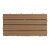 纳仕德 MQ067 户外拼接塑木复合地板防腐diy木塑地板 直纹原木色30*60cm
