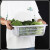 加厚厨房洗菜篮蔬菜彩色塑料篮子配货框子长方形周转框大号收纳筐 5#绿色