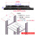 标准机柜托盘 机柜托盘 电信服务器网络机柜隔板 层板 托架 0x0x 宽485*深350 板厚1.2mm 黑