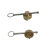 丝扣磁性锁式闸阀不锈钢自来水丝口活塞式 可调节带钥匙 磁性钥匙DN32-50通用