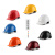 Golmud 安全帽 工地 带护目镜 工人安全头盔 abs 帽子 可定制 印字  GM712  白色 
