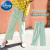迪士尼（Disney）夏装薄款防晒女童防蚊裤冰丝夏季儿童装空调速干山本裤阔腿裤子 黑色（一条装） 100 建议身高95厘米