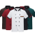 比鹤迖 BHD-2982 餐厅食堂厨房工作服/工装 短袖[黑色]L 1件