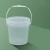 诺贝利奥 食品级塑料桶密封带盖桶小水桶包装桶 3L 带提手透明色