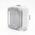 室外防水盒IP67户外防水接线盒透明盖ABS塑料密封盒防水箱 仪表盒定制 110*80*70