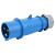 MENNEKES曼奈柯斯3芯4孔5针16/32A工业插头防水欧标插座 5孔32A明装插座(TYP1557)