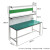 柏钢 防静电工作台流水线操作台工厂车间实验室试验台工具桌带灯打包台1800*800*1800mm三层
