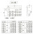 ZUIDIDJDG接地排双层接线端子排B-2/3/4/5/6/8/9/10配电箱厚零地排铜排 M6螺丝6位+M4螺丝6位 型号B-17