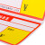 冰禹 商品价格标签纸 市标价签药店商店货架产品价格签 红色(70mm*38mm*500张) BYK-313
