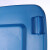 格圣奇塑料分类垃圾桶上海款物业环保箱240L蓝色可回收C4038挂车款