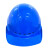 诺瑞斯安 安全帽国标ABS加厚防砸欧式透气头盔电力工程建筑施工免费印字 蓝色