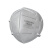 太行优护TH2210 KN95折叠口罩 防雾霾防颗粒白色立体式50个/盒 头戴环保装 