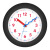 卡施利（KASLY）可爱彩色网红同款儿童装饰挂钟9寸挂表卡通数字学习钟两用时钟