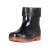 沸耐笙 FNS-22231 防水耐磨加厚劳保工作雨鞋水鞋 低筒黑色（皮口）42 1双