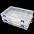 冰禹 BYA-462 零件分类盒 元件工具盒 透明带盖塑料加厚空盒 30*20*6.3cm