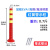 奈运 塑料警示柱反光柱 EVA90cm黄膜螺纹孔+螺丝弹力柱停车桩交通设施路障锥防撞柱隔离桩护栏停车桩