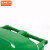 京洲实邦  塑料垃圾桶干湿垃圾桶户外挂车垃圾桶加厚垃圾箱环卫分类垃圾桶B 360L绿色