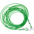 京棣工品 晾衣绳 包塑钢丝绳 绿色防锈涂漆钢丝绳 4mm包塑3米透明(室内外配件） 