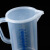 量杯 加厚蓝色刻度量杯 带盖量杯 耐酸碱 厨房烘焙量杯 塑料量杯 2000ml无盖