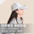 HKFZ 太阳能风扇帽子儿童带风扇的帽子USB充电头戴式电风扇帽子夏男女 黑色太阳能+USB充电+备用电机