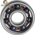 608黑陶瓷球轮滑轴承品质高速高端不止滑板轴承陶瓷轮 608黑球1个装 滑板 轮滑