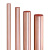 飓程 金属加工配件 T2紫铜棒 铜棒 接地导电铜棒 实心紫铜棒 单位：米 直径18mm*0.5米 