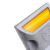 赫思迪格 JG-1391 反光铸铝道钉 突起凸起路标车库安全反光标志双面铸铝道钉 双黄（4只装）