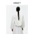 ARKET女装 纯棉短款箱型牛仔夹克外套白色2024夏季新款1234923001 白色 165/84A (36)