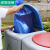 垃圾桶环卫脚踏户外式带盖小区街道分类120L大容量物业果壳垃圾箱 可回收物含120L塑料桶 适用多分