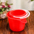 适用于百货红色油漆桶鸡蛋喜蛋小红桶塑料水桶涂刷儿童调漆桶工业桶可开票 小红桶1L无盖