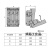 HR6-63A 100A 160A 250A400A630A熔断器式隔离开关 刀熔开关紫铜  竹江 400A 紫铜