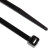 安赛瑞 尼龙扎带 自锁式捆扎线带 理线绑扎带 宽3.6mm长150mm 100根装 黑色 定制 欧时 440249