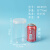 乐霍 储物罐密封塑料瓶透明包装圆形红糖饼干大米蜂蜜加厚密封收纳罐子 8.5直径18高50个配透明盖