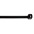 安赛瑞 尼龙扎带 自锁式捆扎线 理线绑扎带 宽4.8mm长25cm 100根装 黑色 定制 欧时 440175