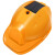 惠利得国标安全帽双风扇空调帽子蓝牙对讲带头灯太阳能充电工地帽工程帽 红色双风扇增强版11000毫安 有灯有太阳能