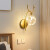 专思（ZHUANSI） 壁灯卧室床头灯简约现代网红客厅北欧创意鹿角过道走廊楼梯灯具 ZS201金色 暖光