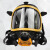 黄色Cosmo全面罩化工农药防毒面具 全面罩1710641 不含滤盒